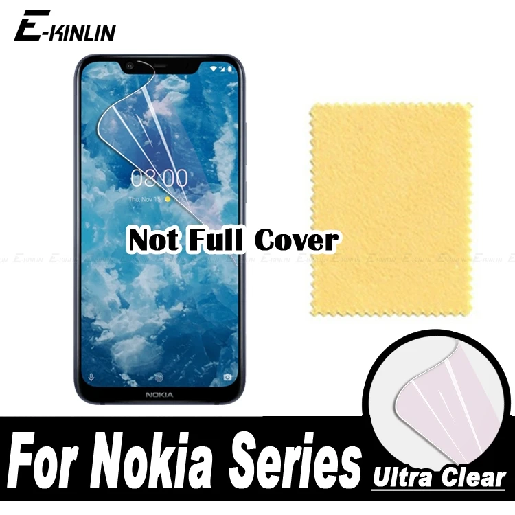 

HD Clear Screen Protector Display Protective Soft Film For Nokia 8 7 5 3 2 8.1 7.1 6.1 5.1 3.1 2.1 Plus