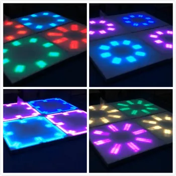 

4X3m acrylic dancing panel for DJ night club Led Dance Floor