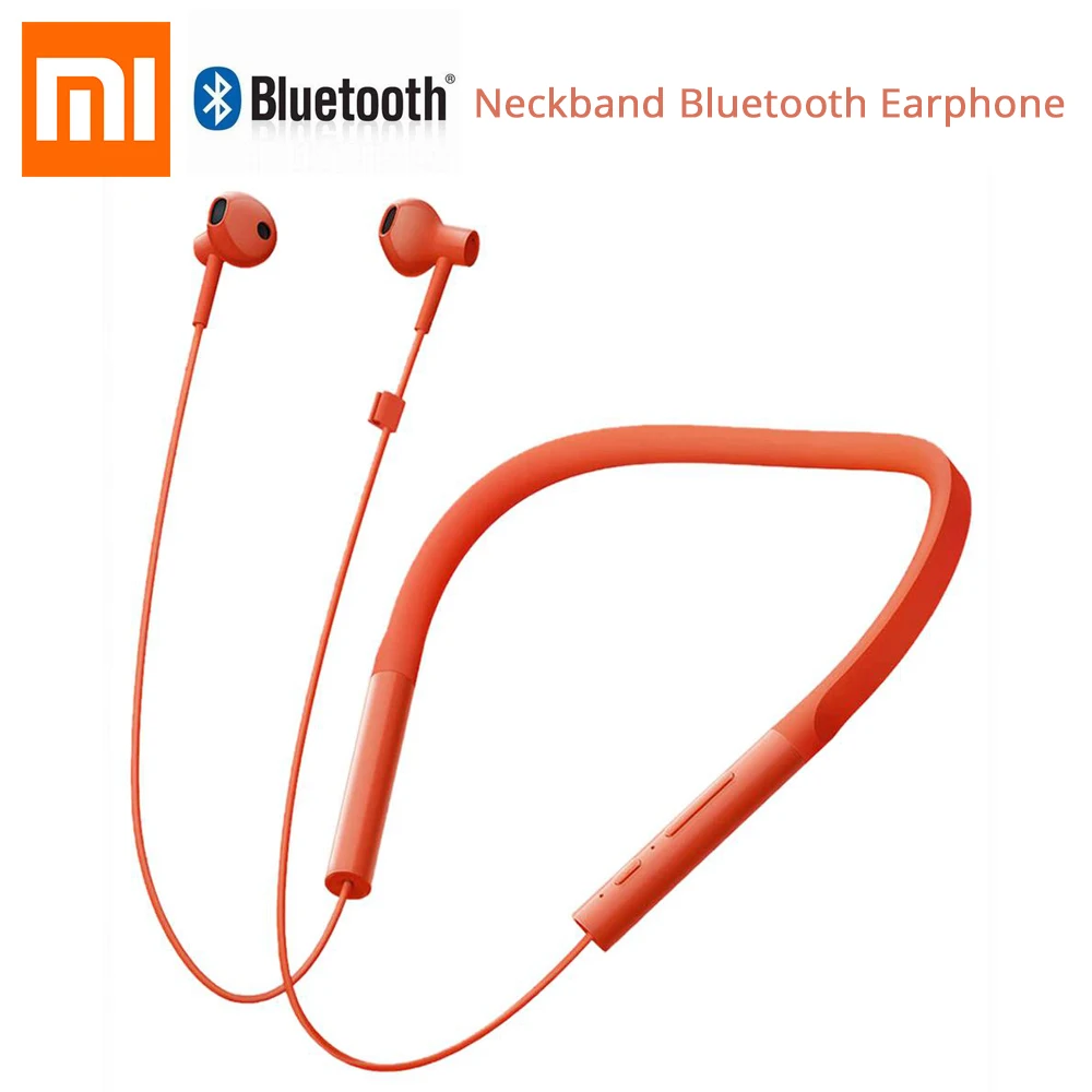 

New Xiaomi Bluetooth Neckband Headphone Dynamic Earphones Volume Control Half-In-Ear Earplug Light Sports Headsets Youth Version