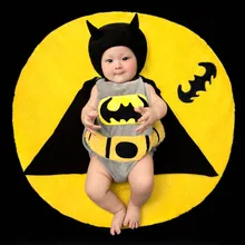 NEW Toddler Boy Girl Baby Costume Batman Taking Photography Props Knit Crochet DEG Free shipping