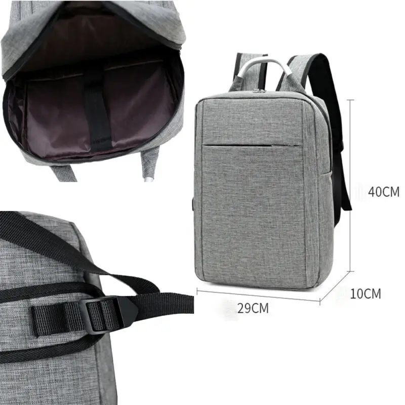  Multifuction Anti-theft Office Men Womens USB Charging Backpack Laptop Notebook Travel School Busin - 4000005720104