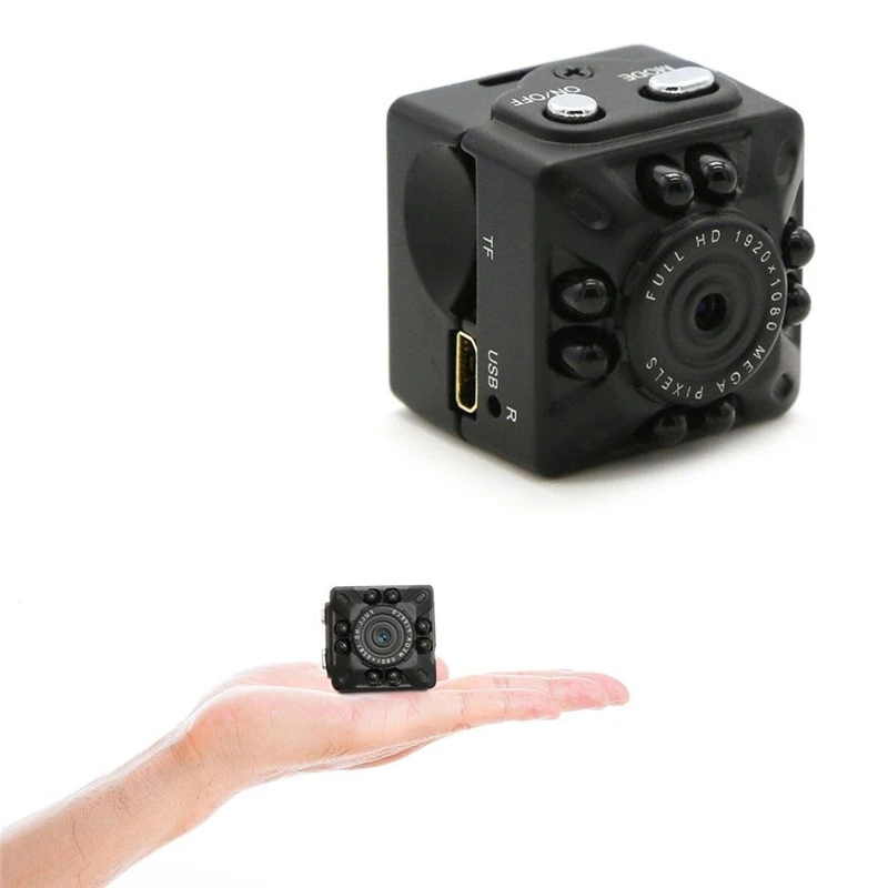 

Mini Camera SQ10 HD Camcorder 1080P Sports DV Video Recorder with Night Vision Motion Detection Security Camera for Home Office