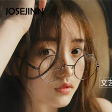 Новые круглые очки ретро оправы для женщин мужские металлические черные оправы для очков для женщин Оптические очки oculos