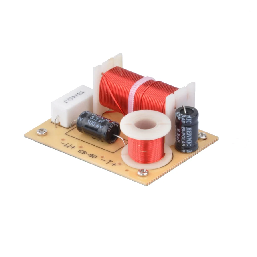 

2 way BA50 Frequency Divider 400W Crossover DIY HiFi Speaker Crossover Filter bookcase HIFI speaker