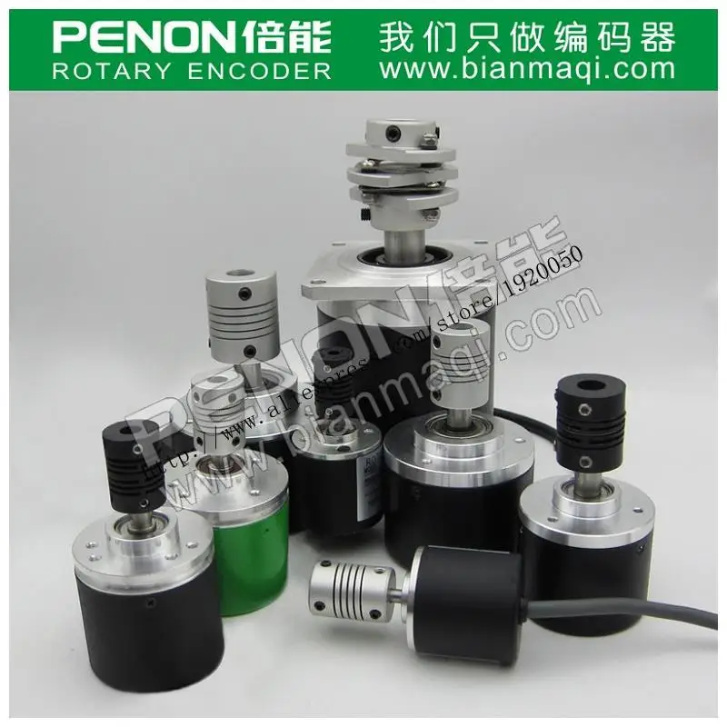 

stock A38S-6-360-2-F-12 rotary encoder 360 pulse solid shaft 6mm outer diameter of 38mm