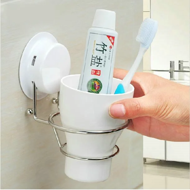 wall mounted bathroom toilet cup tumbler holder Tooth Mug chuck rack