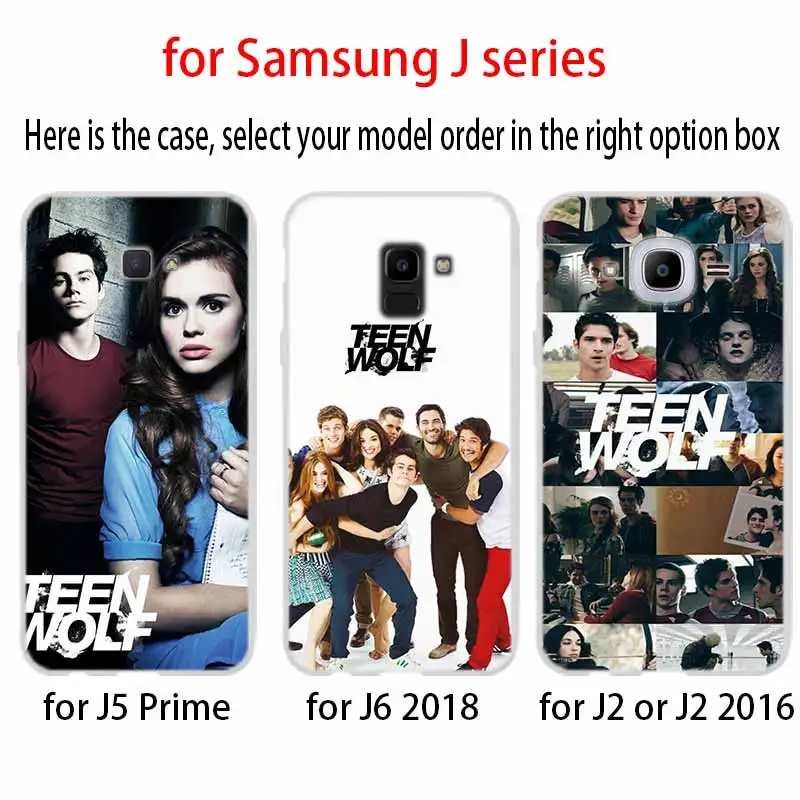 Чехол Teen Wolf для телефона Samsung Galaxy j6 J8 J7 J5 J3 J4 Plus 2018 2017 2016 J610 Prime мягкий силиконовый