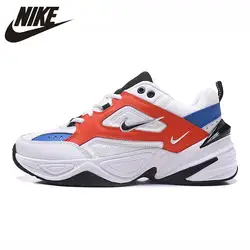 Nike Air Monarch в M2K Tekno Для мужчин и Для женщин кроссовки белый оранжевый синий AO3108-101 36-45