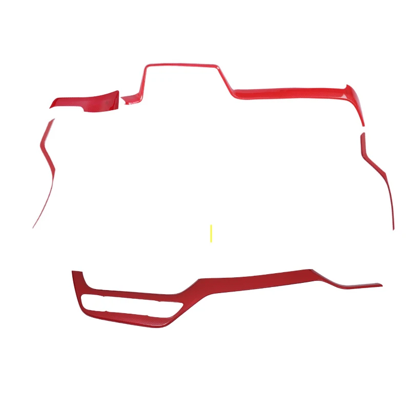 

Carbon Fiber LHD Instrument Frame Trim Cover For Toyota C-HR 2018 Dashboard Frame Edge Sticker For Toyota C-HR 2017 2018 2019