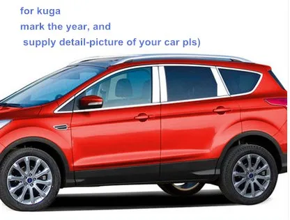 20-22 шт./компл. окна автомобиля из нержавеющей стали рамки планки для ford focus Седан/Хэтчбек эскорт kuga Стайлинг Комплект - Цвет: for kuga