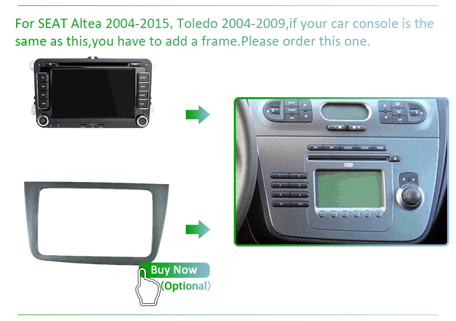 Discount DSP IPS Android 9.0 4G 64G 2 DIN DVD player For VW PASSAT B6 CC B7 POLO GOLF 5 6 Tiguan Fabia Rapid Seat Altea Toledo Leon 9