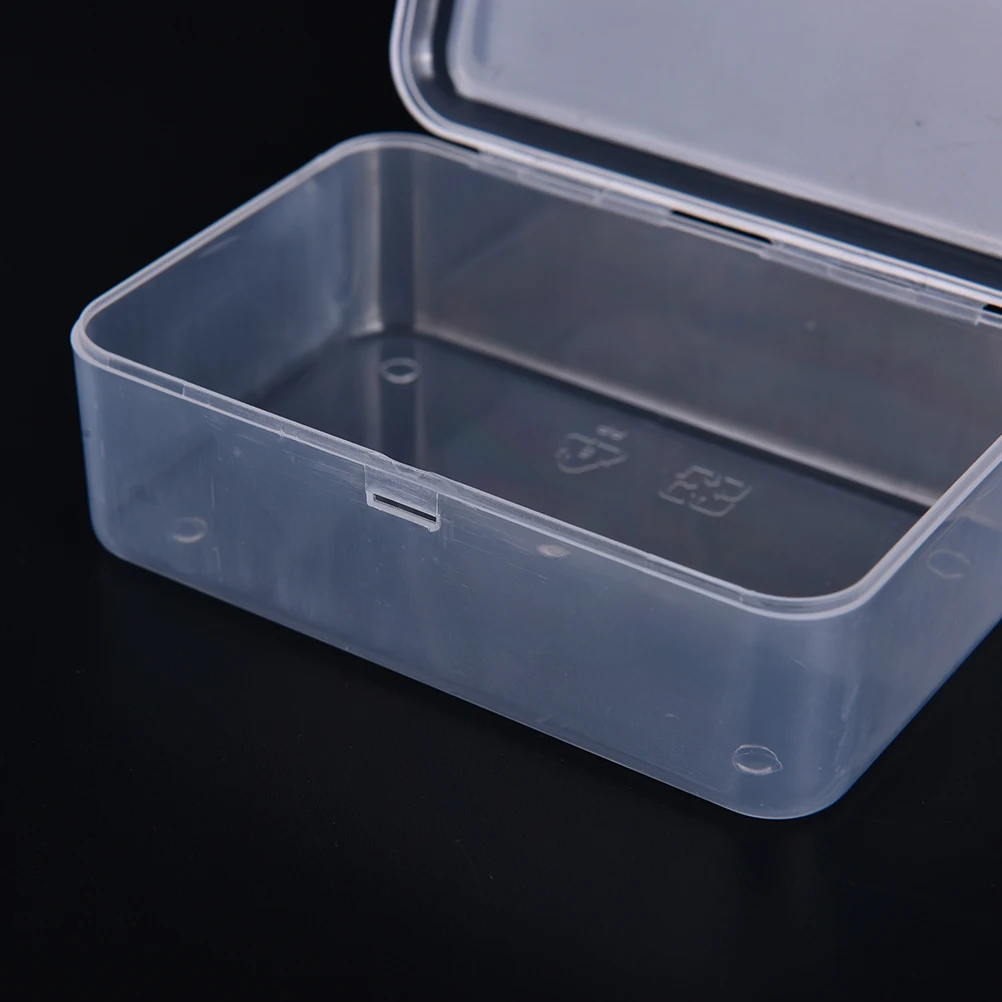 Горячая распродажа! Прозрачный пластиковый ящик для хранения Прозрачный квадратный многоцелевой Чехол для дисплея пластиковые коробки для хранения ювелирных изделий