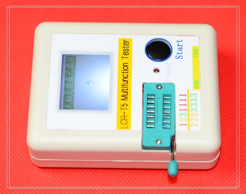 

LCR-T5 finished transistor tester, resistor + capacitor + diode + inductance +ESR+