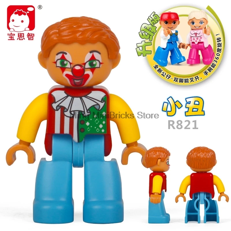 Duplo cocking Cosplay пиратский пленник девочка мальчик мультфильм фигурки дети