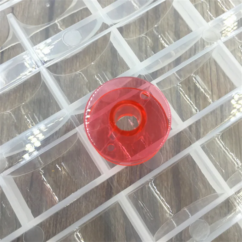 Швейные аксессуары пластик/металл 25 шт. бобины для шитья машины катушки ниток чехол для хранения Коробка для домашние инструменты для шитья принадлежности