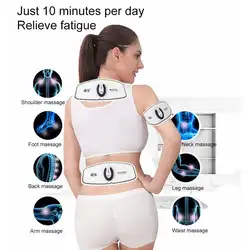 Цифровой Электрический терапевтический массажер для тела несколько режимов интенсивности перезаряжаемые средства ухода за кожей