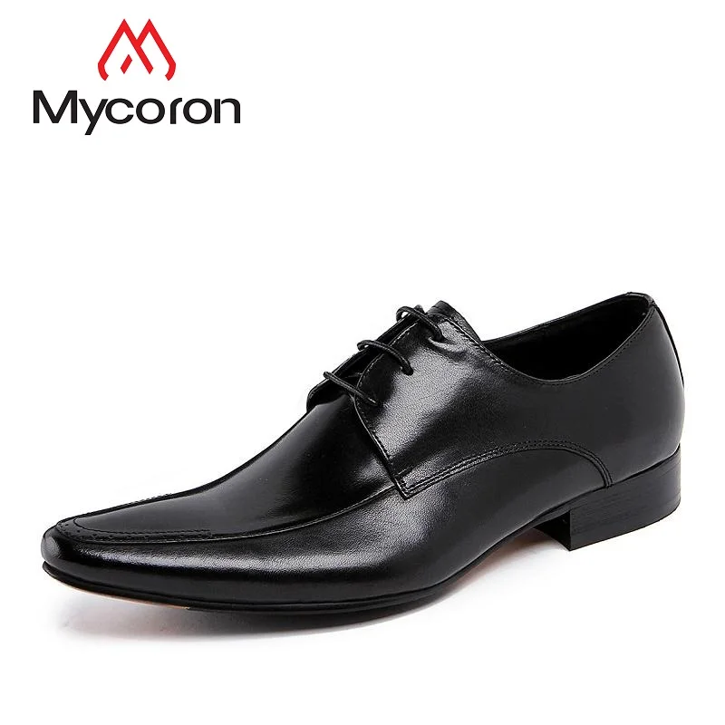 

MYCORON New Fashion Men Dress Shoes Luxury Male Italian Footwear Boots Comfort Elegant Formal Oxford Shoes Chaussure Homme