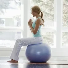 55 см 65 см 75 см женский для занятий спортом, пилатеса Фитнес мяч упражнения баланс гимнастическая эластичность анти-всплеск утолщенные Женские мячи для йоги