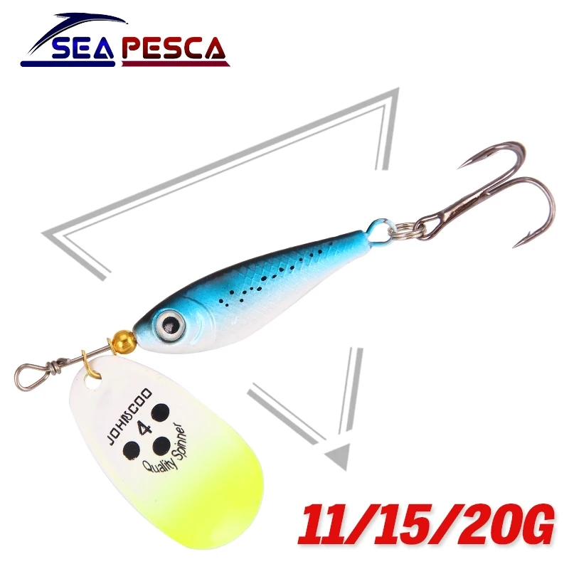 SEAPESCA Новая Вращающаяся блесна на мелкую рыбу наживка металлическая ложка
