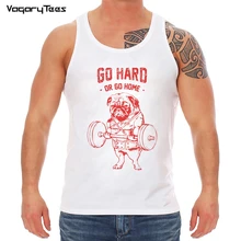 Английский бульдог Забавный Мопс майка Мужская одежда для взрослых удивительная одежда топы для собак