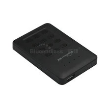 portable encryption function hard disk boxes 2.5 inch high speed USB 3.0 HDD case plastic hdd enclosures high safe Blueendless