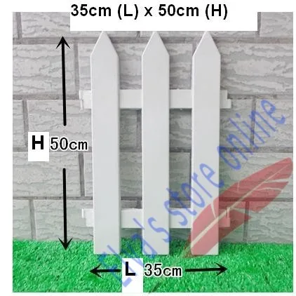 35 см x 50 см пластиковые заборы белые ограждения в европейском стиле вставить грунт для сада двора Декор легко собрать
