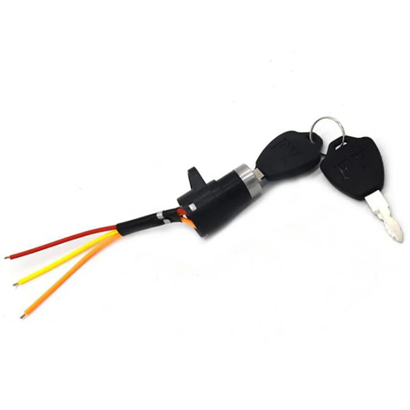 Discount Universal Motorcycle Motorbike Electric Bicycle Ignition on/off Key Switch Power battery Lock For Electric Bike Electric Scooter 2