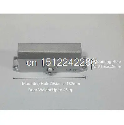 Automatic Hydraulic Arm Door Closer Stopper Mechanical Speed Control Up to 45KG
