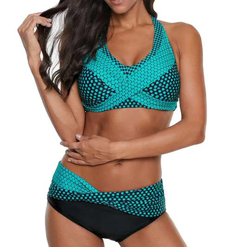 Women Split Push Up Dotted with Briefs for Summer Ladies Underwear Panties KNG88