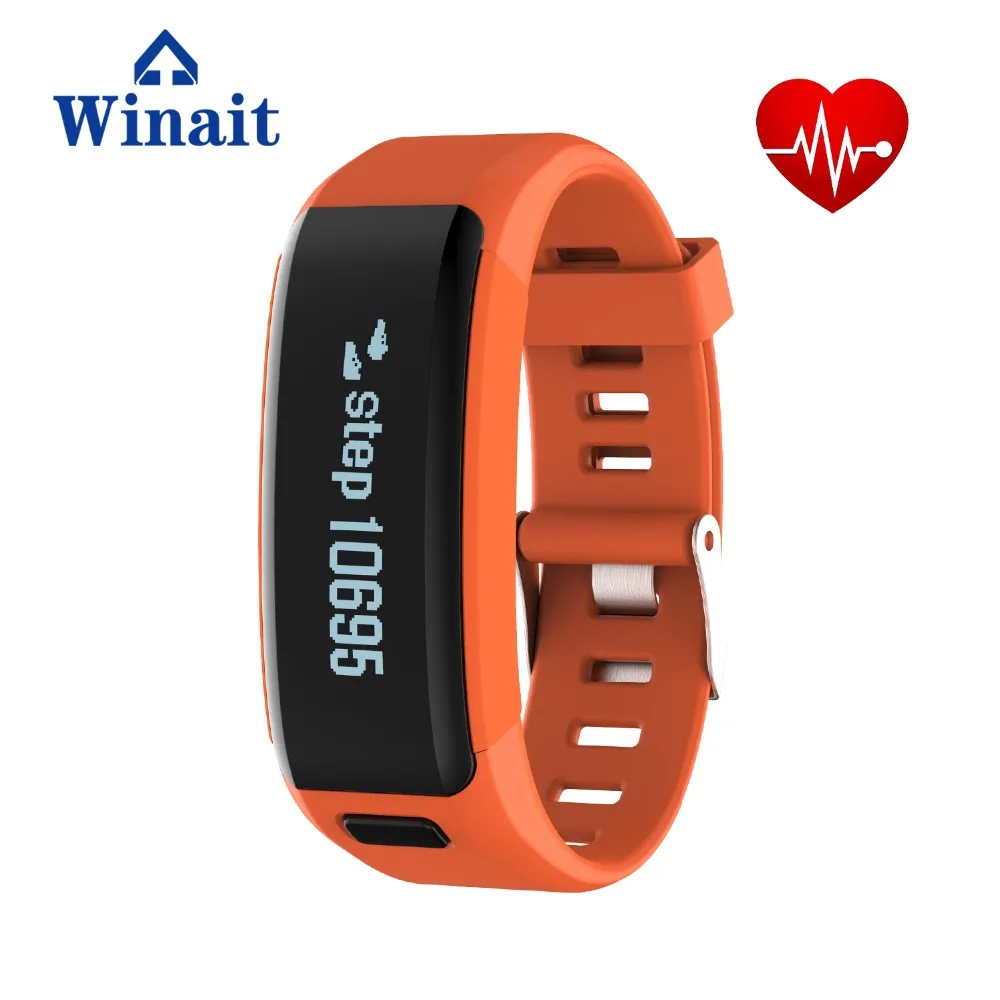 Winait 0.91 inch OLED display F1 smart bracelet with waterproof lowest power ring chipin Smart