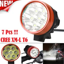 15000LM 7 х CREE XM-L T6 светодиодный велосипед свет Водонепроницаемый лампы безопасности и выживания Z1027