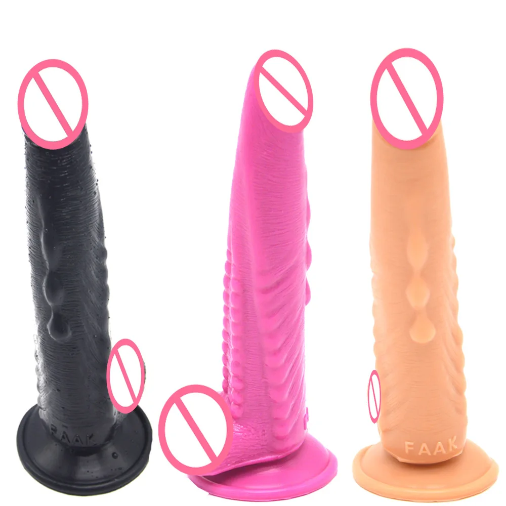 Faak Silicone Big Dildo Realistic Penis Soft Suction Cup Sex Toys For Men Masturbate Anal Dildos Women Dick Shop | Красота и здоровье