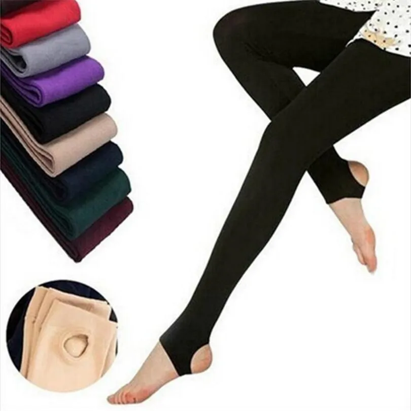YRRETY 2018 New Fashion Casual Warm Faux Velvet Winter Leggins Women Leggings Knitted Thick Slim Women Legins Woman Solid Pants