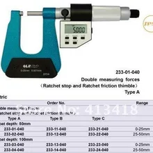 Микрометры с глубоким горлом. Тип 0-25* 100mm. 1-2inch.Quality goods.233-03-040