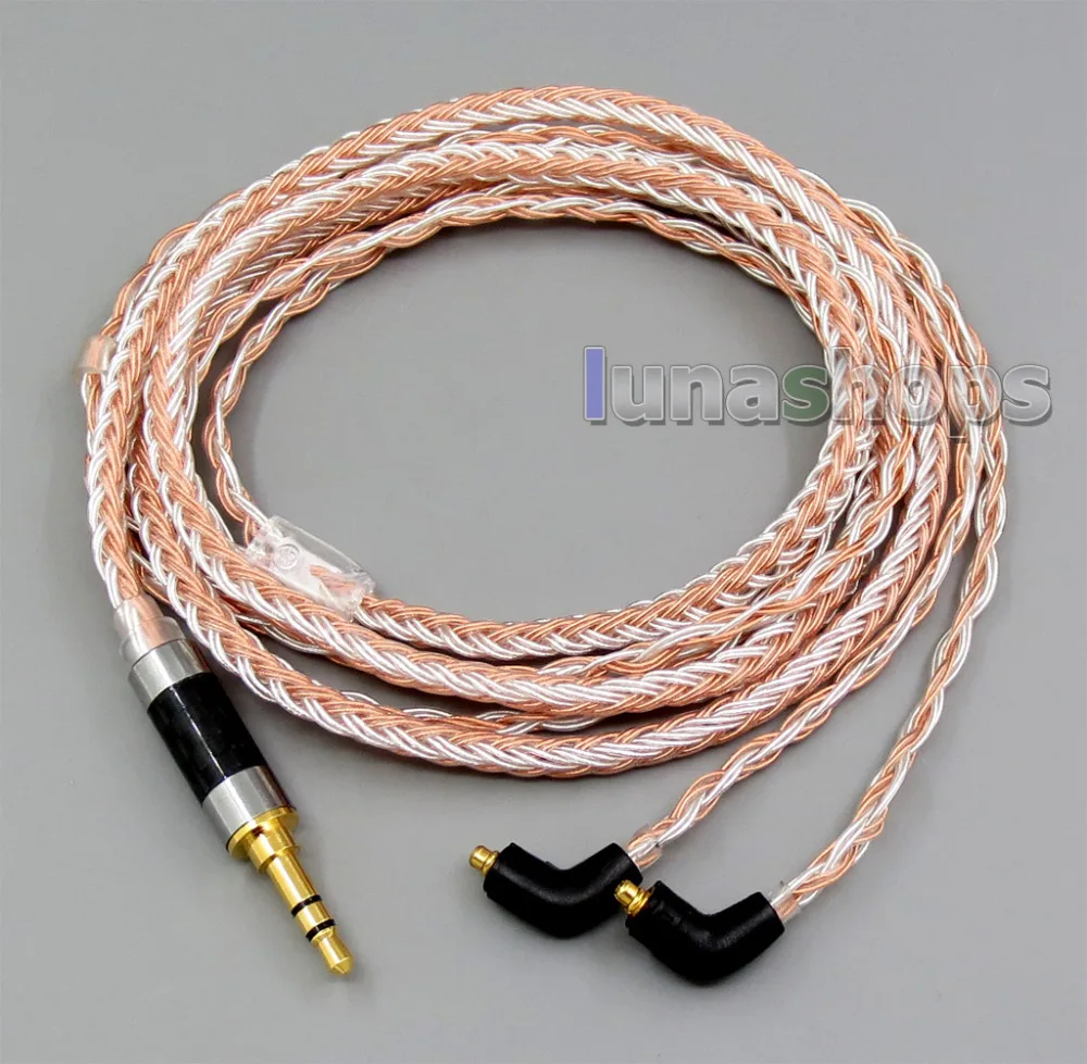 

3.5mm 16 Cores OCC Silver Plated Mixed Headphone Cable For Etymotic ER4 XR SR ER4SR ER4XR LN005808