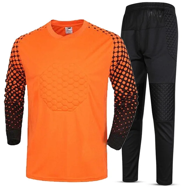 Tops Soccer Goalkeeper Clothing kids boys Soccer Jersey Kids Football Goalkeeper Training