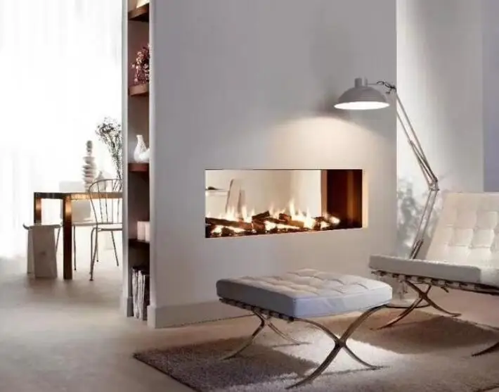 Inno-Fire 24 дюйма real fire автоматические умные Камины на этаже для продажи |