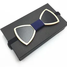 Свадебный стиль из полой древесины галстуки-бабочки для мужчин свадебные костюмы деревянная бабочка-бабочка форма Bowknots Gravatas узкий галстук