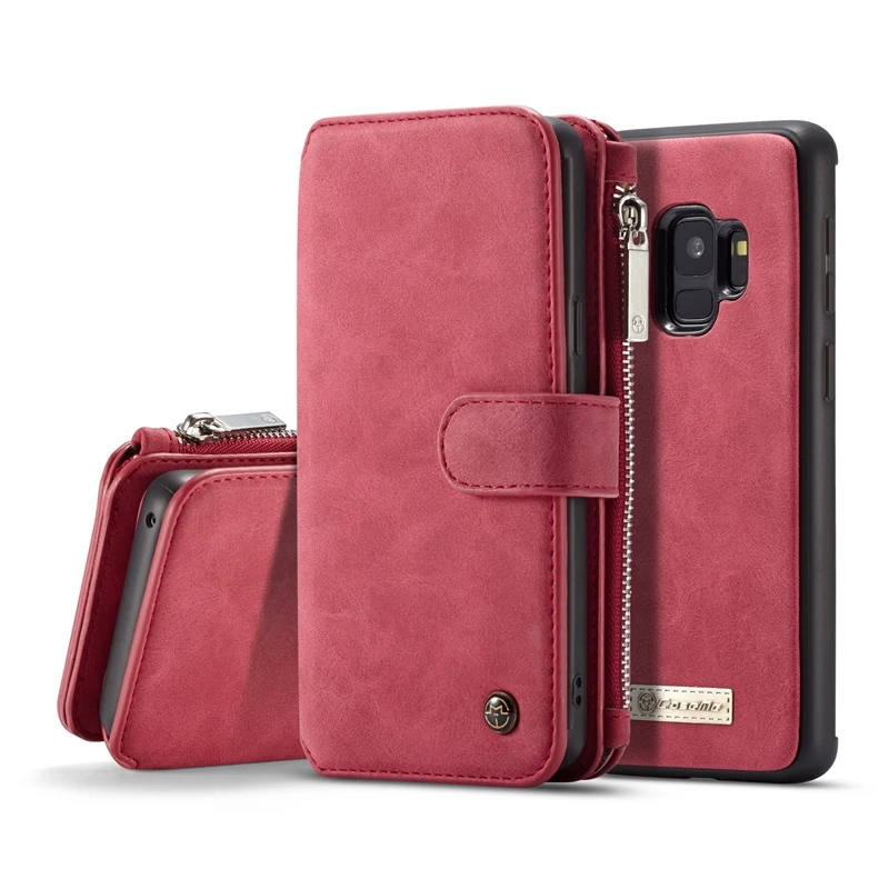 

Leather Flip Case For Coque Samsung Galaxy S9 Plus Case Real Leather Wallet Phone Book Case Cover for Galaxy S9 Plus S9Plus Edge