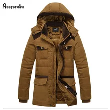 Зимняя мужская модная Тонкая зимняя теплая куртка новая куртка мужская куртка с капюшоном WN 120