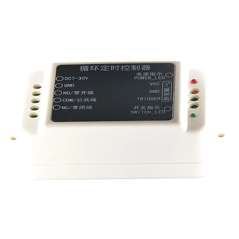 

New Loop Timer Controller DC6-30V Delay Time Adjustable Switch Relay 10A