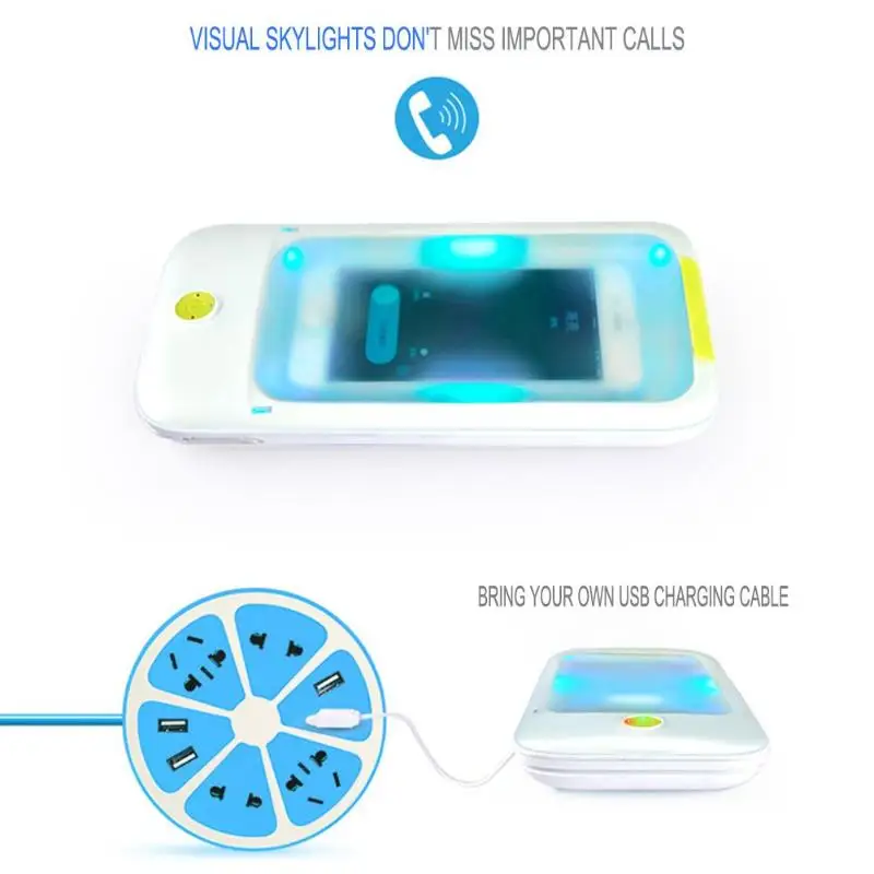 

Multi-function Cell phone Disinfection Box Cleaner Sanitizer Mobile Sterilizer UV Sterilization Machine Health Creative Gift