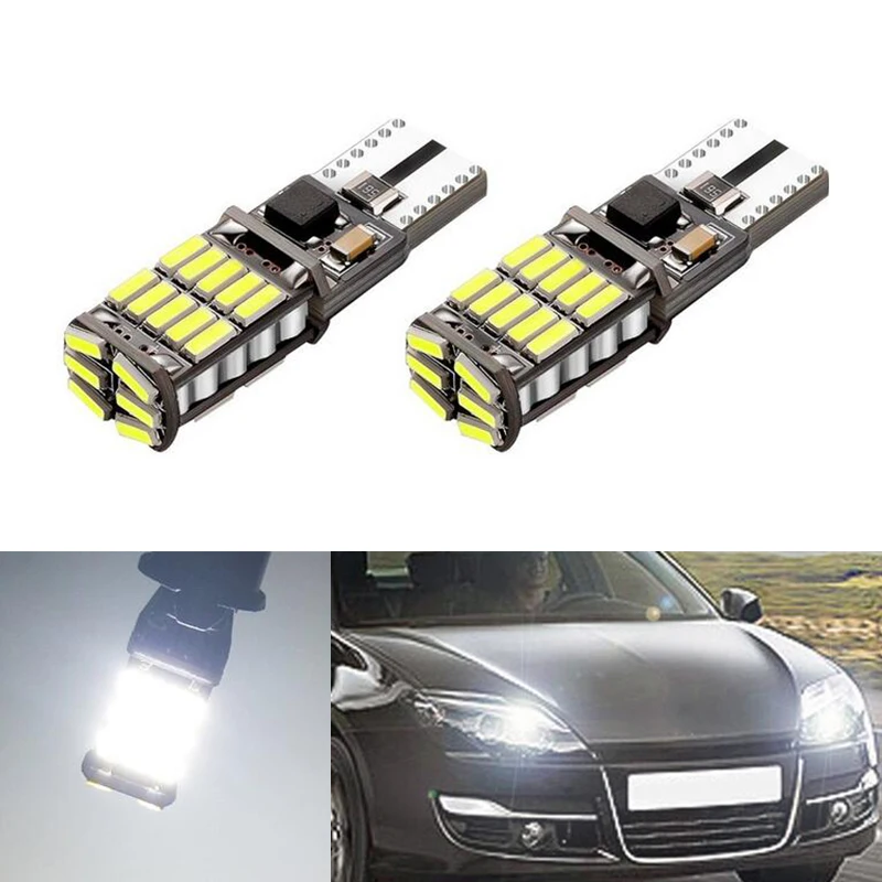 

2x New Car LED T10 Canbus W5W No error Wedge Light For renault megane 2 duster logan clio laguna 2 Koleos