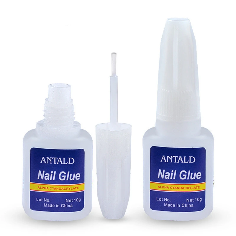 

1pc 10g False Nail Tips Glue Nail Art Decoration with Brush False Nail Glue for Nail Rhinestone Beauty Gems Manicure Tools