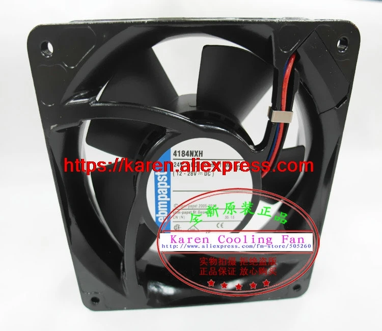New Original EBM PAPST 4184NXH DC24V 460mA 11W 120*120*38MM 12cm high temperature resistant cooling fan цена New Original EBM PAPST 4184NXH DC24V 460mA 11W 120*120*38MM 12cm high temperature resistant cooling fan цены онлайн