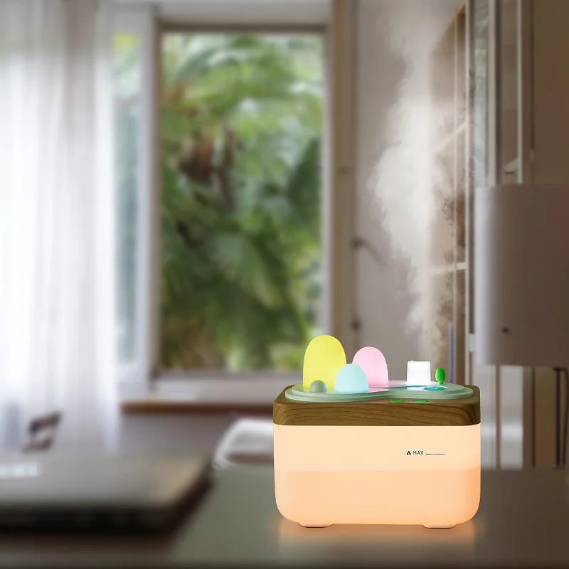 

Best Present 450ML USB Air Humidifier Ultrasonic Aroma Essential Oil Diffuser with LED Night Light Mist Maker for Home