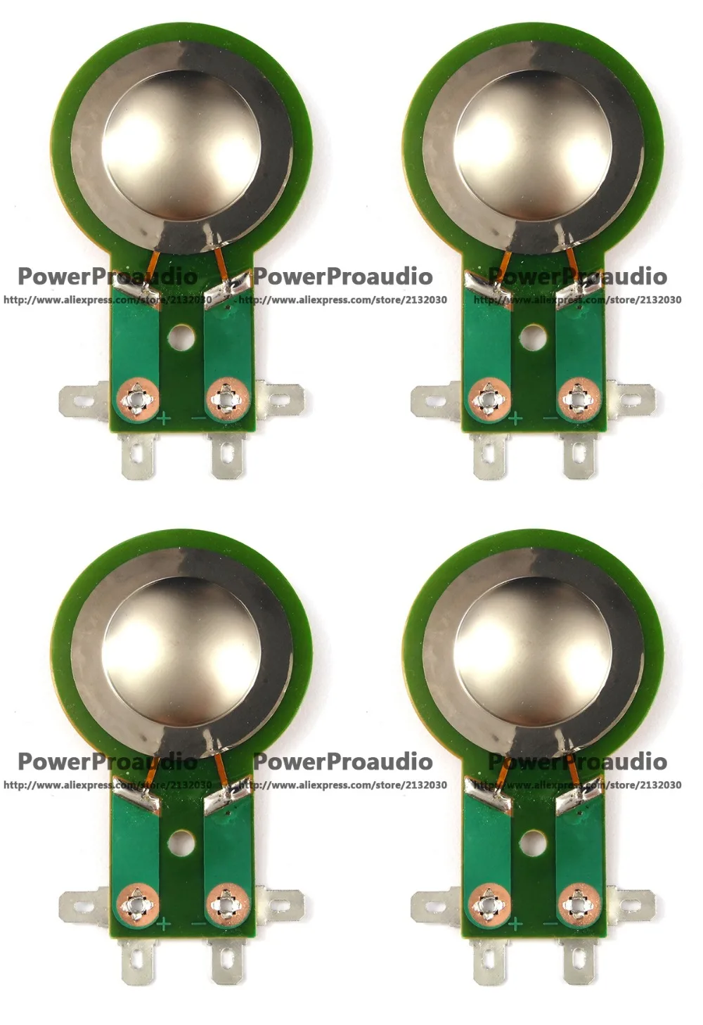 4pcs Foster/Fostex Titanium Dome Tweeter Diaphragm 4 ohm N30,025N08