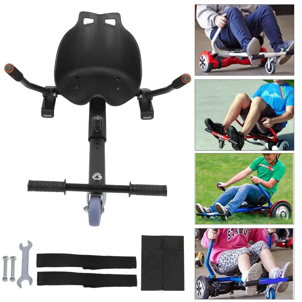 

Three Wheel Go Kart Adjustable Hover Seat HoverKart For Swegway Hoverboard Accessories Electric Scooter For Adults Kids Hot
