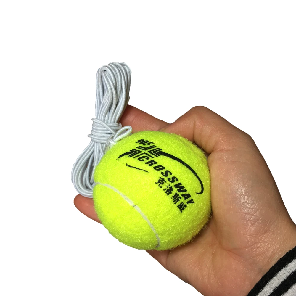 

1 Piece Professional Beginner Training Practice Rebound Tennis Ball With 3.8m Elastic Rope Rubber Ball Training Machine