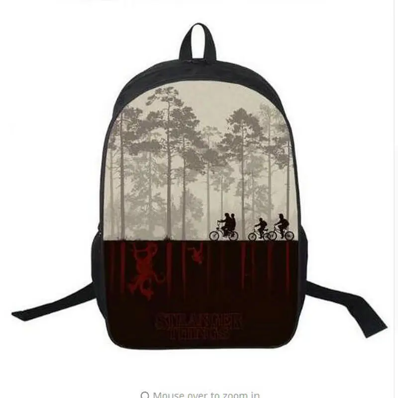 stranger things backpack and lunchbox